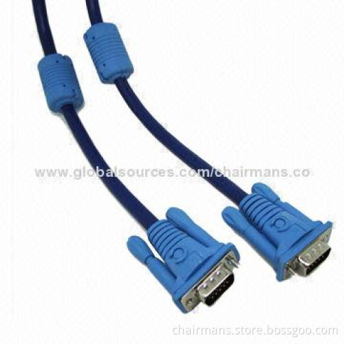 VGA Cable, 3 + 4, 1.5-30 Meters, Nickel-plated Housing